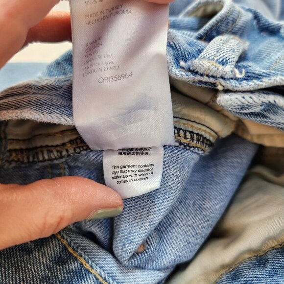 We The Free People Light Wash Jeans Stovepipe Denim Women's 26 - Picture 12 of 12